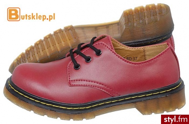 McArthur buty (S12-F-WL-13-RD) TRAPERY CZERWONY - Glany Buty Moda