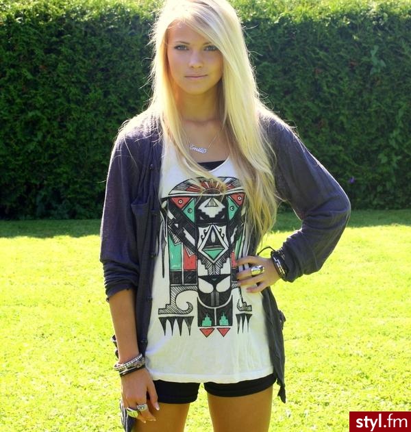 Blond Rozpuszczone Proste Na co dzień Długie Fryzury