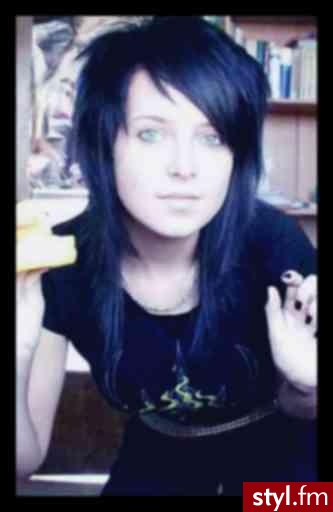 EMO Alternatywne Średnie Fryzury