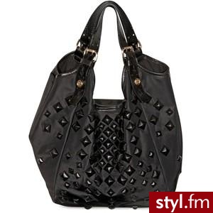 GIVENCHY - STUDDED NYLON TOTE - Polyvore. Pobrano ze strony: http://www.polyvore.com/givenchy_studded_nylon_tote/thing?id=19514705 - Pozostałe Torebki Moda