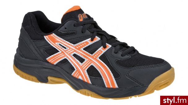 Asics Gel Doha Czarno-Pomarańczowe B200Y 9030 41.5 Czarny Sportowe - Sportowe Buty Moda