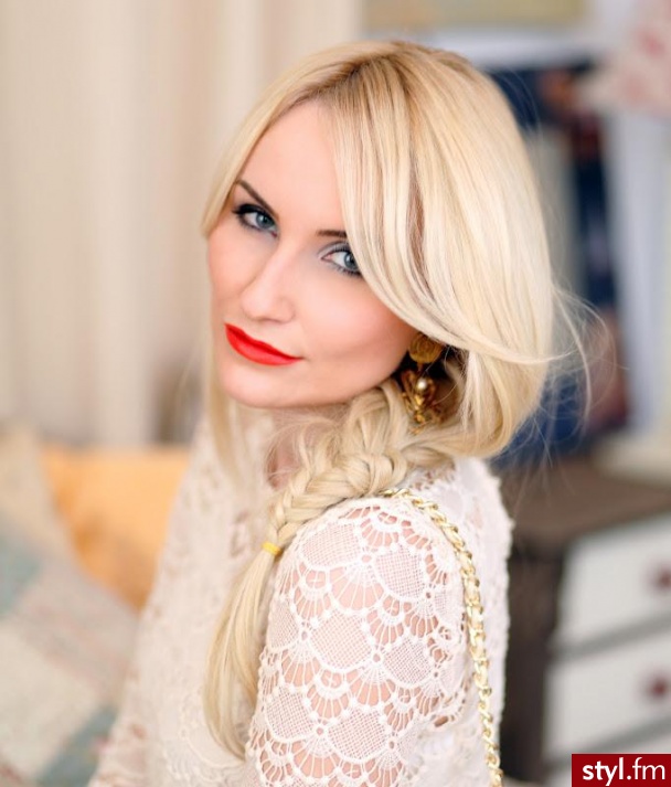 Blond Upięcie Proste Na co dzień Długie Fryzury