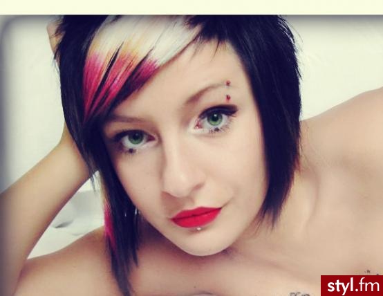 EMO Alternatywne Średnie Fryzury