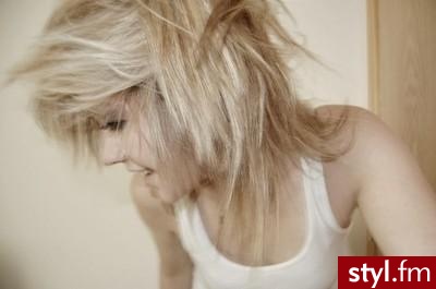 Blond Rozpuszczone Proste Na co dzień Średnie Fryzury