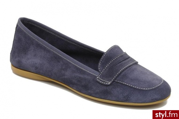 Georgia Rose MOKASYNY GIULIA BY GEORGIA ROSE (Niebieski) - Półbuty Buty Moda