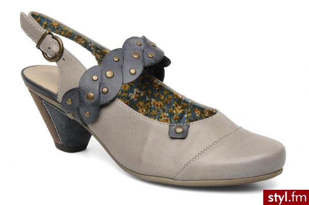 Remonte Czółenka FERGIE S0705 (Szary) - Czółenka Buty Moda