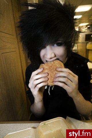 EMO Alternatywne Średnie Fryzury