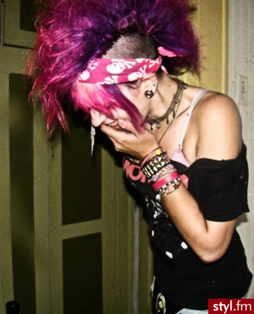 Punk Rock Alternatywne Średnie Fryzury