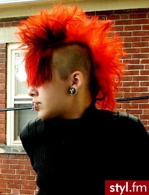 Punk Rock Alternatywne Średnie Fryzury