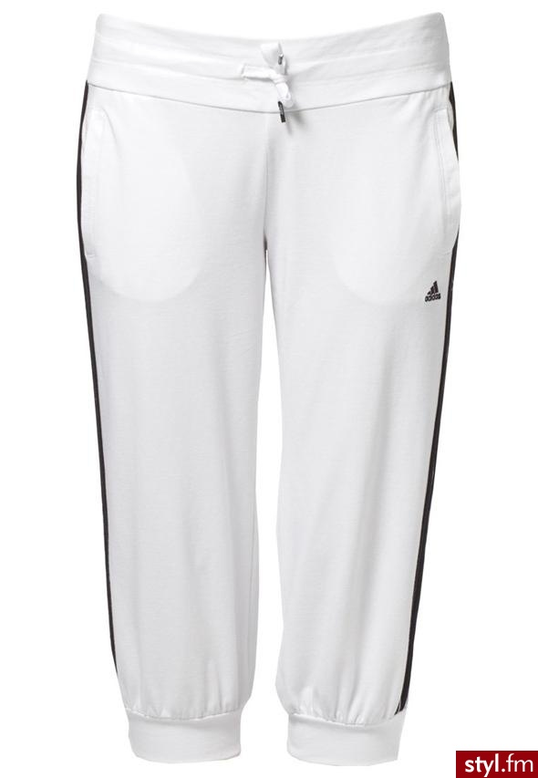 adidas Performance ESSENTIAL 3S 3/4 Szorty biały - Szorty Spodnie Moda