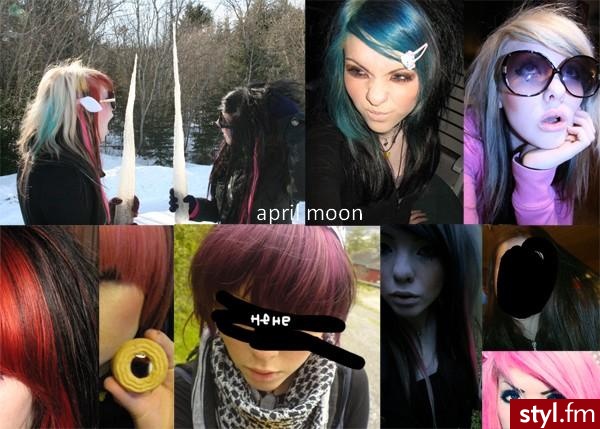fryzury-emo. PRZEMIANY LINNEA JELLYFISH - EMO Alternatywne Średnie Fryzury