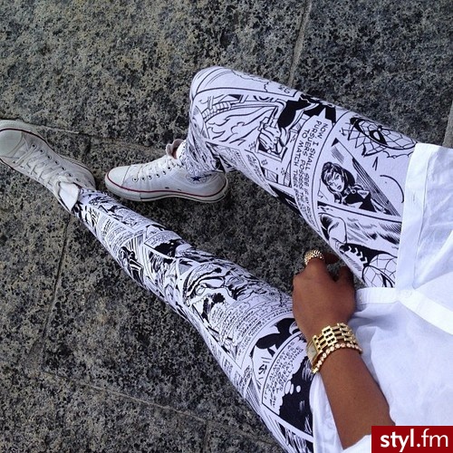 Leginsy Spodnie Moda