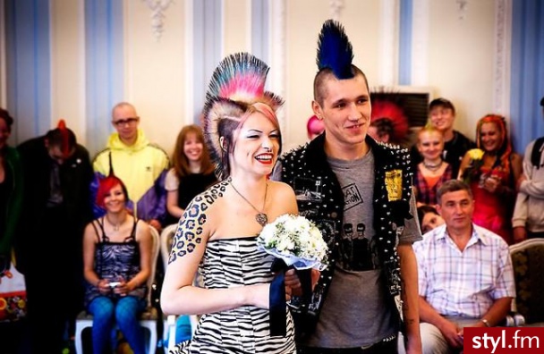 Punk Rock Alternatywne Średnie Fryzury