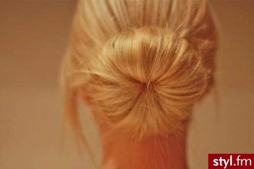 Blond Kok Proste Na co dzień Średnie Fryzury