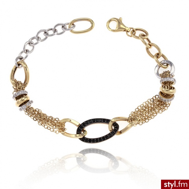 Dandelio złota Bransoletka KCK-BRA-010 - Bransoletki Biżuteria Moda