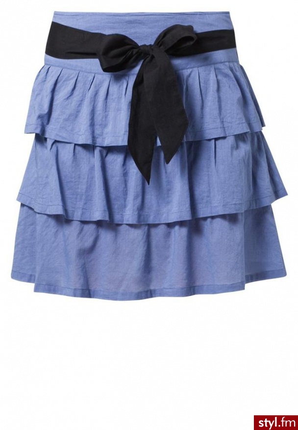 Even&Odd Spódnica plisowana niebieski (EV1-0213-0646) - Pozostałe Spódnice Moda