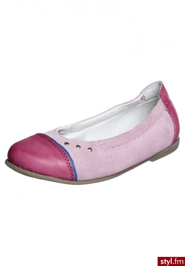 STUPS Baleriny różowy - Balerinki Buty Moda