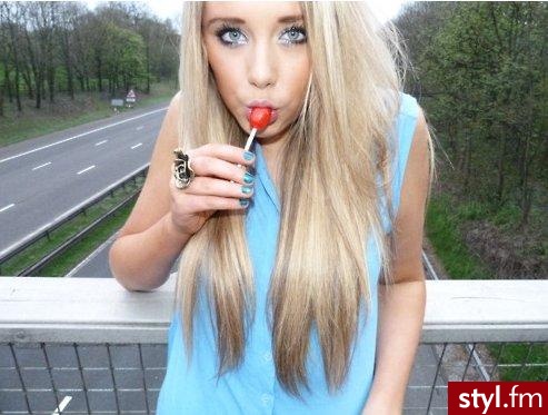 Blond Rozpuszczone Proste Na co dzień Długie Fryzury