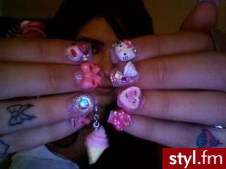 Hello Kitty ,! - Paznokcie