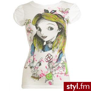 Alice face Tee - Pozostałe Ciuchy Moda