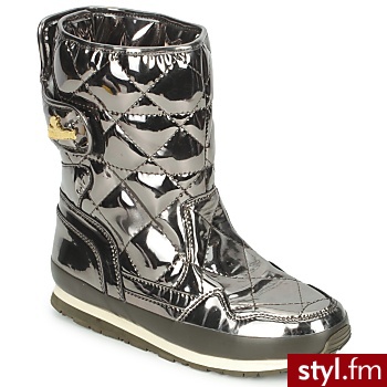 Rubber Duck BUTY SPORTY QUILTED Gun - Kozaki Buty Moda