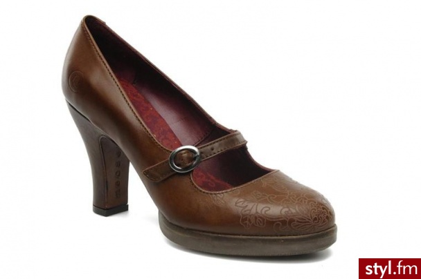 Neosens CZÓŁENKA TANNAT 380 BY NEOSENS (Brązowy) - Czółenka Buty Moda