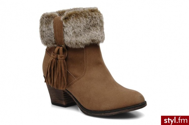 Rocket Dog PÓŁBUTY I BOTKI SEASON BY (Beżowy) - Botki Buty Moda