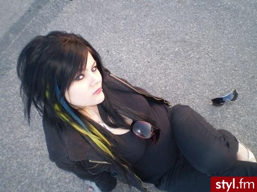 EMO Alternatywne Średnie Fryzury