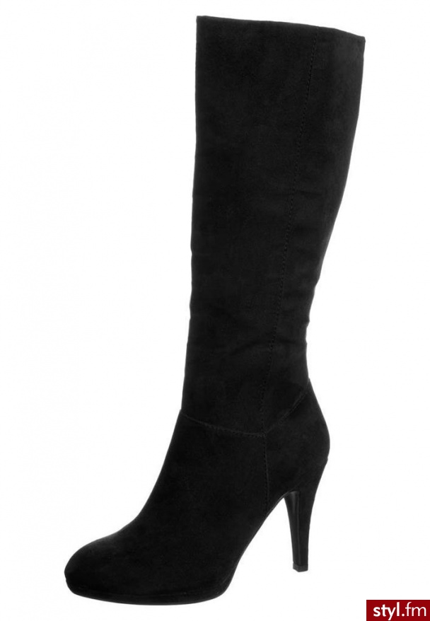 Anna Field Kozaki na obcasie czarny (6PX1-S7417) - Kozaki Buty Moda