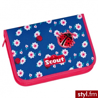 Scout Piórnik Basic Etui + Akcesoria Julie 6624-00 - Portfele i etui Dodatki Moda