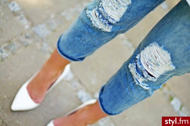 Jeansy Spodnie Moda