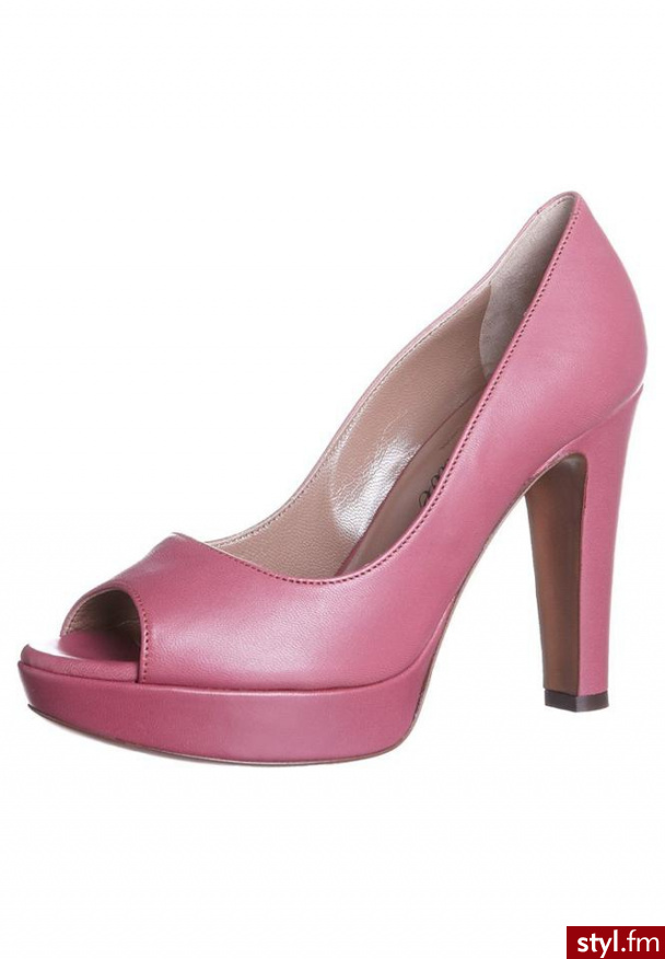 L’Autre Chose Szpilki Peep Toe różowy - Szpilki Buty Moda