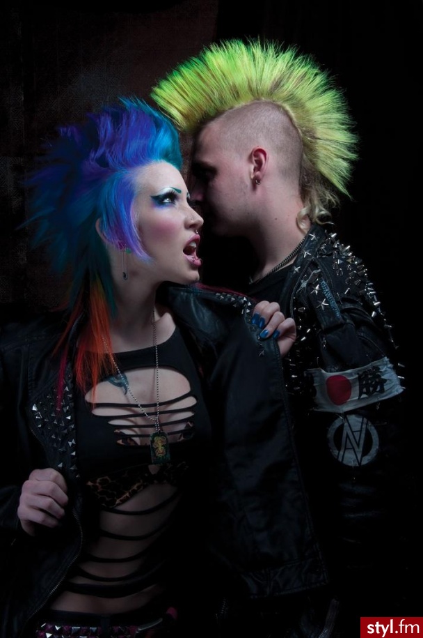 Punk Rock Alternatywne Średnie Fryzury