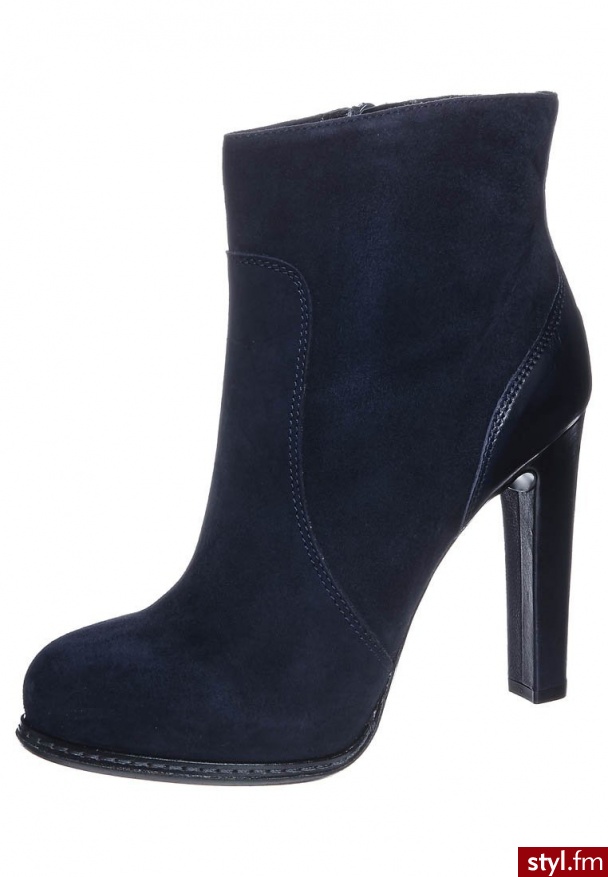 Mai Piu Senza Botki na platformie niebieski (274350) - Botki Buty Moda
