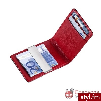 Troika! Etui z klipsem Troika Red Pepper 1 (CCC32/LE) - Portfele i etui Dodatki Moda
