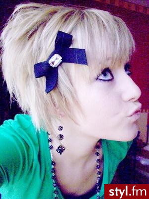 EMO Alternatywne Średnie Fryzury