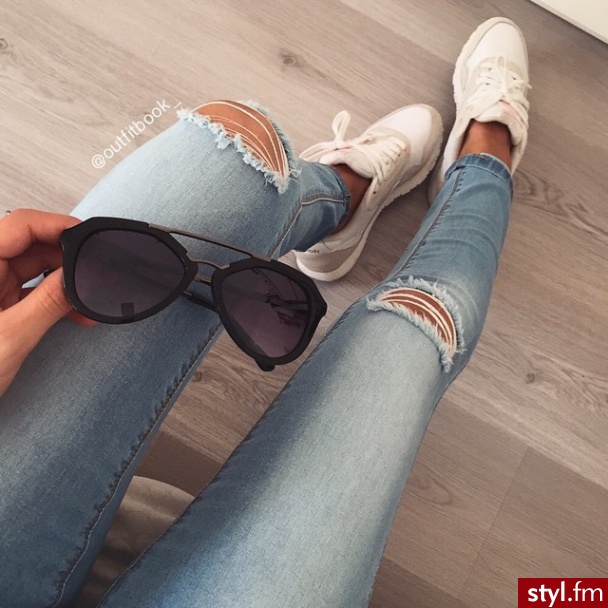 Jeansy Spodnie Moda