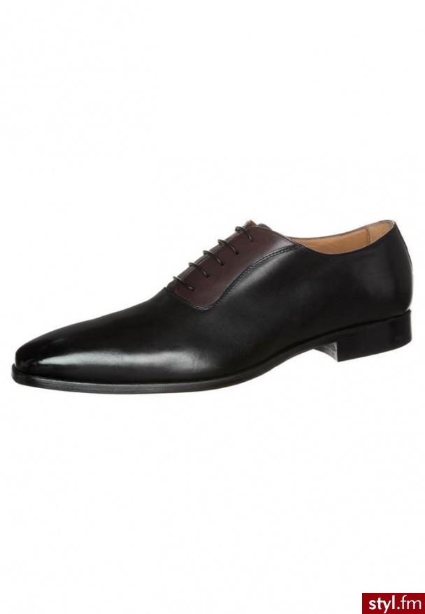 Doucals PARKFIELD Oksfordki czarny (45122) - Pozostałe Buty Moda