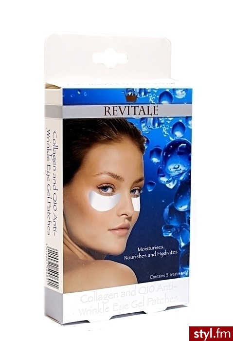 REVITALE COLLAGEN AND Q10 EYE GEL PATCHES PASKI POD OCzY - Paski Dodatki Moda