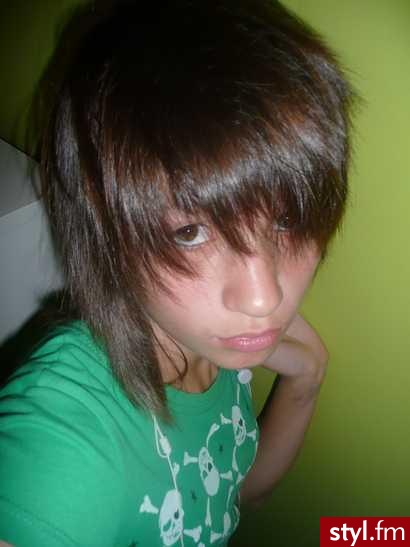 EMO Alternatywne Średnie Fryzury