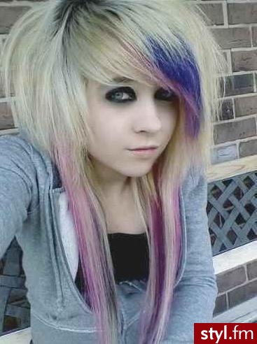 EMO Alternatywne Średnie Fryzury