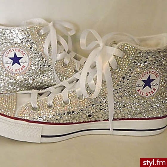 sportowo brokatowo 
czemu nie? - Trampki Buty Moda