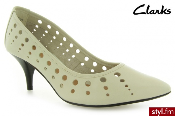 CLARKS Ancient Myth Bone Leather - Czółenka Buty Moda