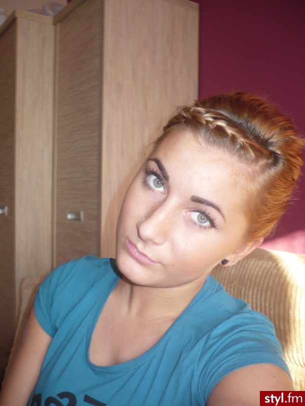 Blond Warkocze Proste Na co dzień Średnie Fryzury