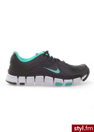 NIKE Buty sportowe flex show tr czarny, zielony - Sportowe Buty Moda