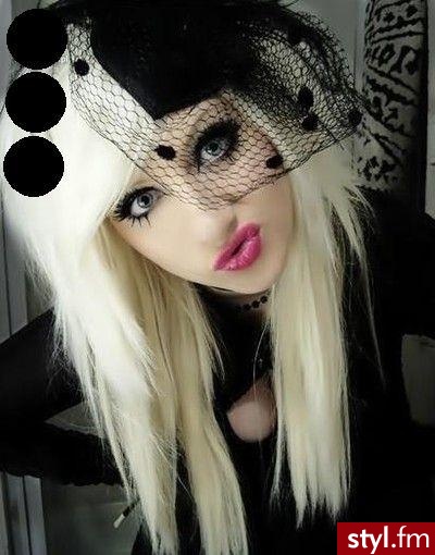 . - EMO Alternatywne Średnie Fryzury