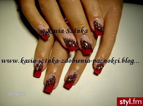 To nie jest moje wykonanie... znalezione w internecie :)) - Paznokcie