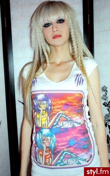 Blond Rozpuszczone Proste z grzywką Na co dzień Długie Fryzury