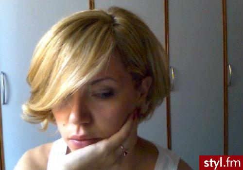 Blond Rozpuszczone Proste Na co dzień Średnie Fryzury