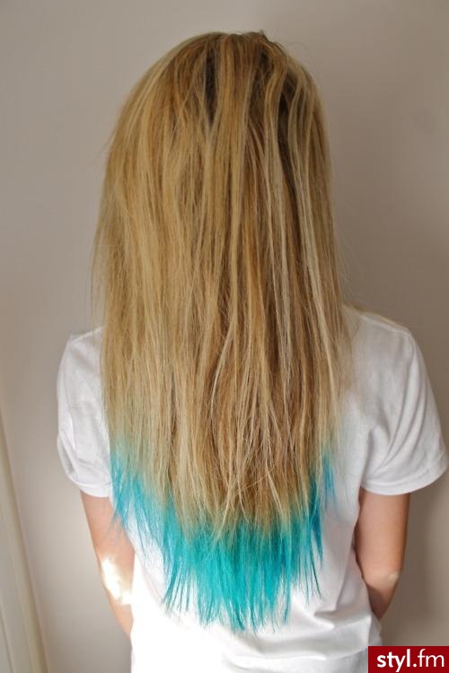 Blond EMO Alternatywne Długie Fryzury
